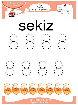 Çocuklar İçin Çizgi Çalışma Sayfaları 